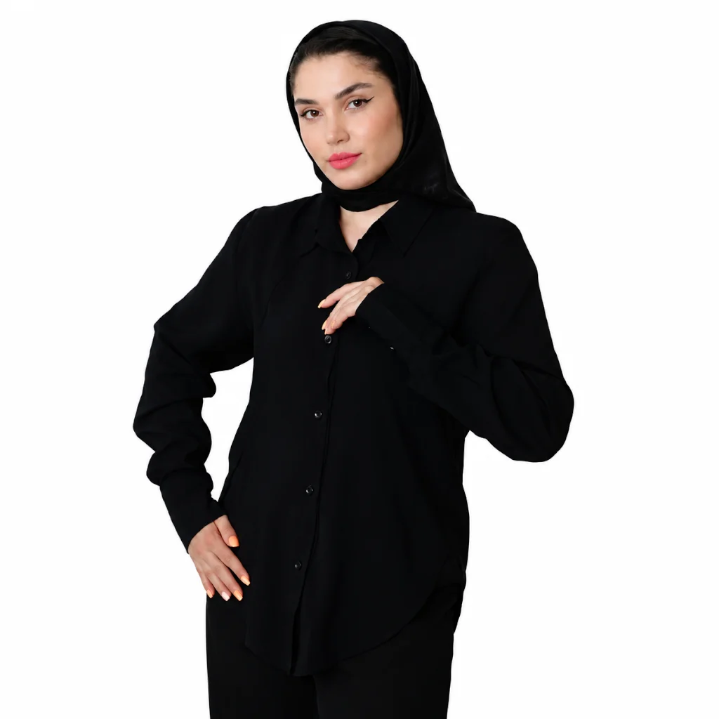 شومیز زنانه سیلک مدل سلین